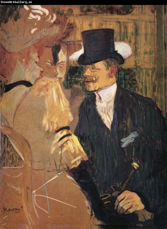 Henri  Toulouse-Lautrec L-Auglais au Moulin-Rouge